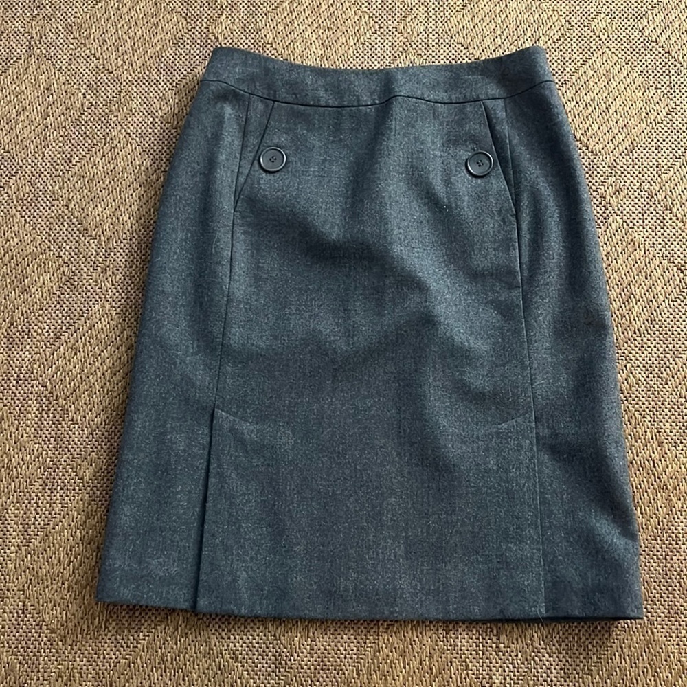 Talbots 100% Italian Wool Fully Lined Skirt Size 8